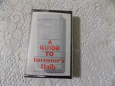 Your Guide To Investor’s Business Daily Cassette Tape New Sealed 1990 • $13.95