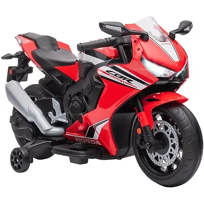 Honda Licensed Electric Ride-On Kids Motorcycle 6V Rechargeable Battery-Powered • £95.99