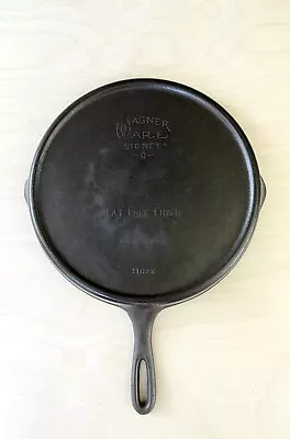 Vintage Wagner Ware Sidney OH Cast Iron Fat Free Fryer Skillet  11” 1102E Clean! • $159