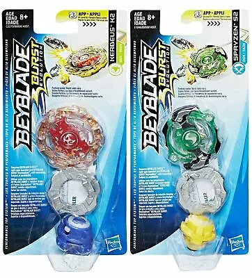 NEW Beyblade Burst Evolution Top 2-PACK Spryzen / Kerbeus Hasbro E1048 C2273  • $12.30