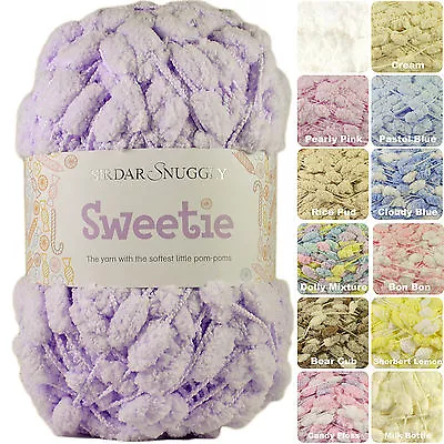 £6.79 • Buy Sirdar Snuggly Sweetie 200g Pom Pom Baby Knitting Yarn - NEW SHADES JUST IN