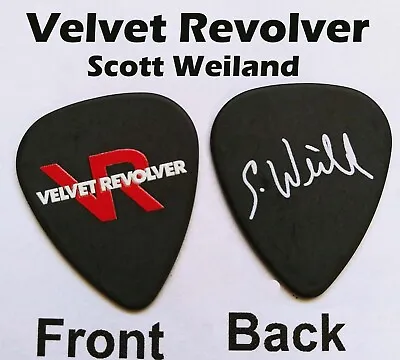 Velvet Revolver Scott Weiland Band Signature Novelty Guitar Pick  (W1-R5) • $2.97