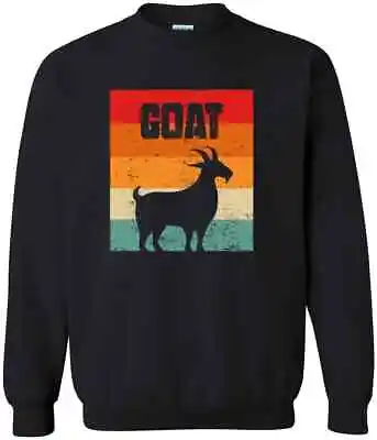 Goat Dad Vintage Retro Saying Animal Pet Lovers New Trendy Gift Friend Sweatshir • $31.99