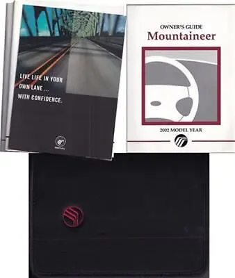 2002 Mercury Mountaineer Owners Manual Package Original • $24.95