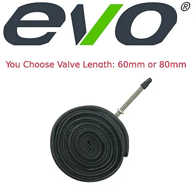 EVO Road Bike Presta Tube 700x23-25 XXL Threaded Valve You Pick 60mm Or 80mm • $9.92