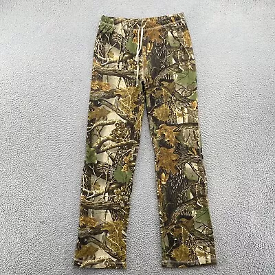 Cabelas Seclusion 3D Camo Pajama Lounge Drawstring Pants In Men’s Size Small • $10.99