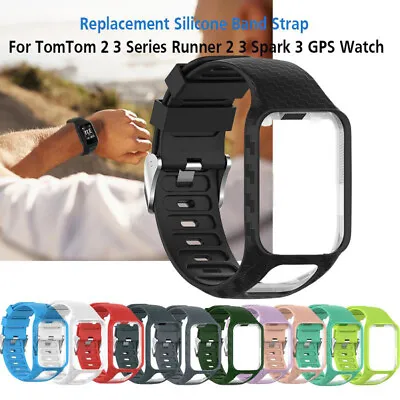 For TomTom Runner2 3 Spark3 Watch Band Two-tone Strap Sport Silicone Wristband • $16.93