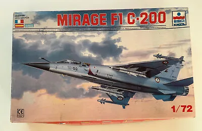 ESCI ERTL 1:72 Mirage F1 C-200 Model Airplane Kit 9061. Unassembled. • $16.50