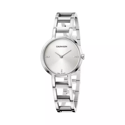 Womens Watch CK CALVIN KLEIN CHEERS K8N2314W Stainless Steel SWISS MADE • $462.80