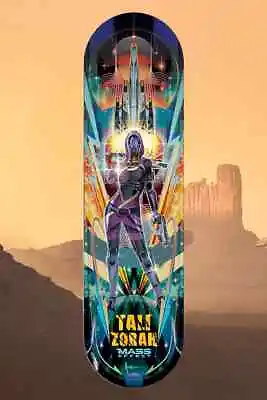 $99.90 • Buy Mass Effect Tali Zorah Normandy SSV Skateboard Deck Figure Board N7 SIGNED