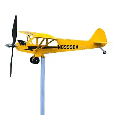 Airplane Wind Spinners Metal Pinwheels Outdoor Aircraft Windmill Garden Decor • $24.56