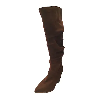 Carlos By Carlos Santana Women's Peyton Tall Boots Fabric Woodstock Brown 8.5... • $71.29