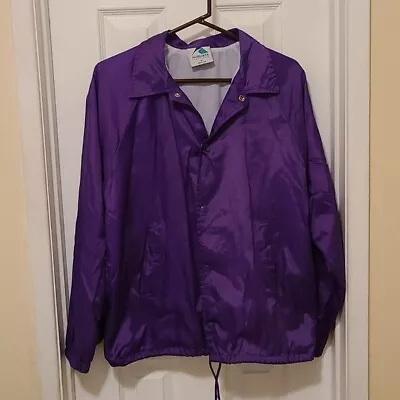 AUGUSTA Size Medium Purple Fully-lined Wind Jacket • $15