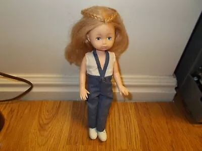 Vintage 1977 Vogue Ginny 8” Doll 1977 With Blue & White Outfit  Blonde Hair • $15