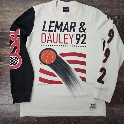 $98 • Buy LEMAR And DAULEY 1992 Sport Vintage Sweatshirt Basketball USA Pullover Mens Sz M