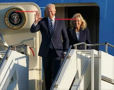 PRESIDENT Joe Biden Photo 5x7 First Lady Jill Marine One G7 Summit 2021 UK  • $9.48