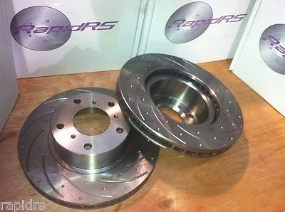 $143.17 • Buy Slotted Brake Disc Rotors To Suit Nissan Skyline R32 R33 R34 300ZX Z32 Rear Pair