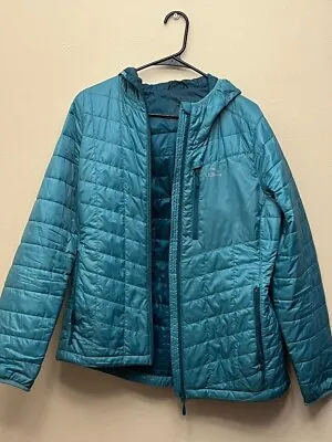 L.L. Bean Women's PrimaLoft Packaway Hooded Jacket Insulated Size Medium • $45