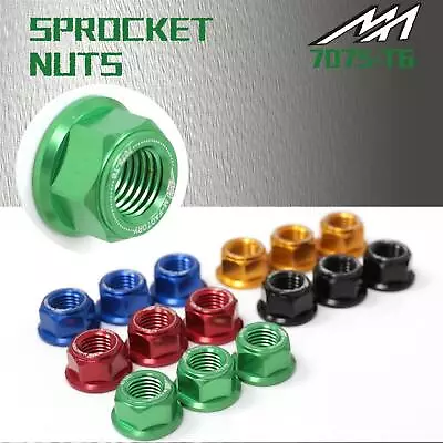 $23.45 • Buy Rear Sprocket Nuts Kit Set For Kawasaki ZX7R ZX10R Z1000 SX Z800 ER-6N VN800
