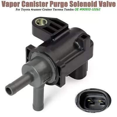 $16.99 • Buy For Toyota Vapor Canister Vacuum Purge Solenoid Valve Switch Tacoma 90910-12262