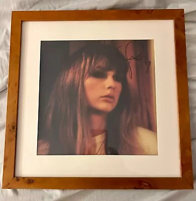 Taylor Swift Midnights Large Frame With Signed Photo Plus Bonus Madonna Litho • $350