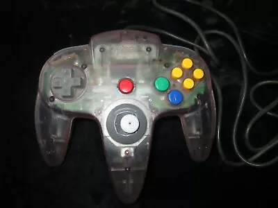 OEM Nintendo Replacement N64 Clear Atomic Purple Controller Loose Stick UNTESTED • $17.09