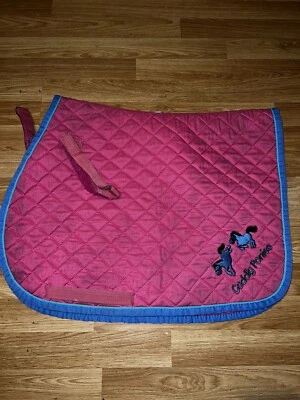 £12 • Buy Cuddly Ponies Pink Pony Saddle Pad - Free Post