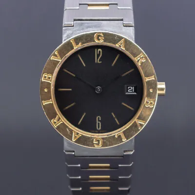 BVLGARI Two Tone 18ct Gold & Stainless Watch 33mm BB33SGD #61182 • $2295