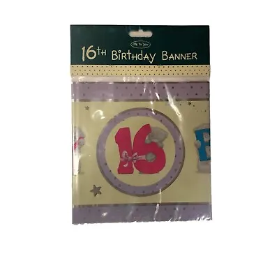 Me To You 16th Birthday Bear Banner • £5.49