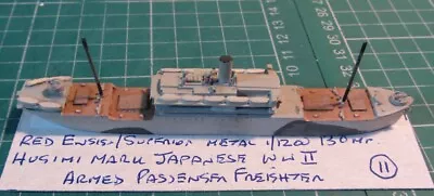 Hugimi Maru Japanese WWII Armed P/F RE/Superior Scale 1/1200 1/1250 Ship Model • £9.99