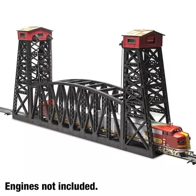 Aerial Railroad Bridge With LED's Fits Lionel FasTrack + INCLUDES 4.5v ADAPTER!! • $279