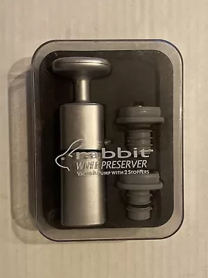 $12 • Buy Rabbit Wine Preserver : Vacume Pump With 2 Stoppers