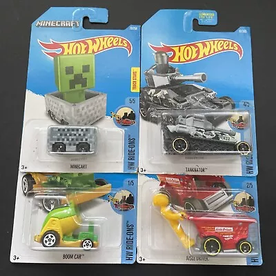 Hot Wheels - HW RIDE-ONS SERIES - Lot Of 4 - See Photos & Features For Variants • $2.99