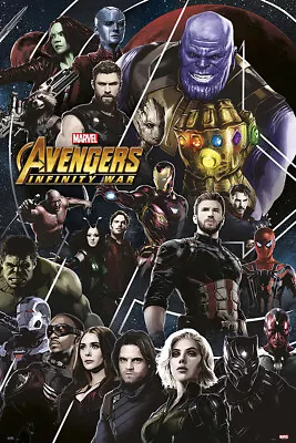Avengers: Infinity War - Movie Poster / Print (All Characters - Montage) • $12.99
