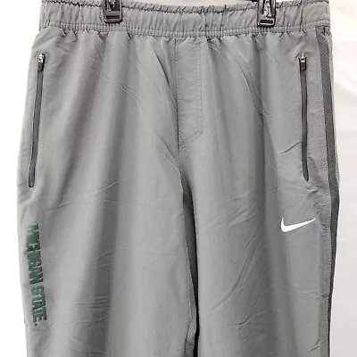 Nike Pants Michigan State Men's L Track Running Jogger Athletic Sweat Size Large • $22.77