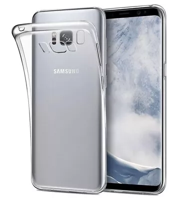 For SAMSUNG GALAXY S8 PLUS CLEAR CASE SHOCKPROOF ULTRA THIN GEL SILICONE TPU 8+ • $8.75