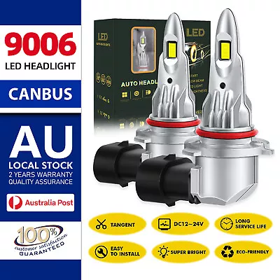 Canbus 2x 9006 HB4 LED Headlight Bulbs Kit Fog Light For Mitsubishi Pajero 02-06 • $42.79