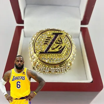 Lebron James Los Angeles Lakers Championship Ring 2020 With Wood Display Box • $29.16