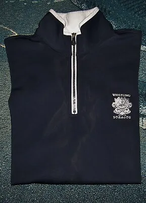 F&G TECH 1/4 Zip Pullover Sweater Jacket Shirt WHISTLING STRAITS GOLF CLUB Sz M • $54.99