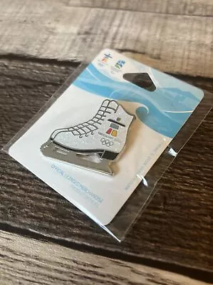 Vancouver 2010 Olympics Glitter Skates Pin New NIP • $12.45