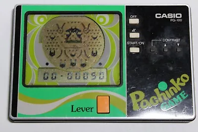 Retro CASIO Electronic Game Pachinko GAME PG-100 Casio Computer Japanese Slot • $150