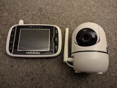 HELLO BABY Baby Monitor Monitor With Camera And Audio 3.2'' LCD ScreenRotate • £16