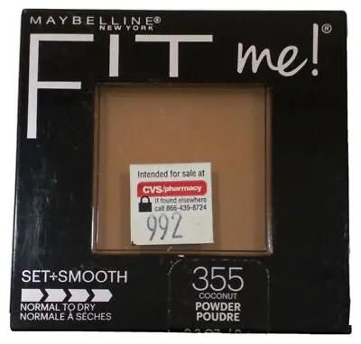 Maybelline Fit Me Set Smooth Pressed Powder Normal Dry Shade # 355 Coconut • $7.19