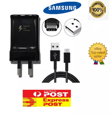 Original Samsung Fast Charger AC Wall Adapter USB C Type-C S8/S9/S10/Note 8/9/10 • $5.49