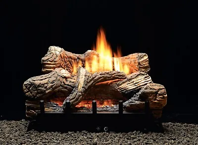 Empire Flint Hill Logs W/ Vent-Free Burner Thermostat 5-piece 18 Natural Gas • $325