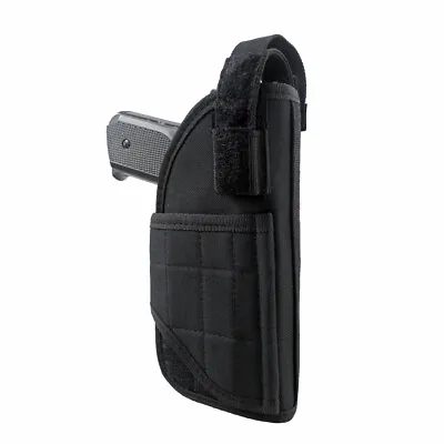 US Tactical Molle Waist Pistol Holster Vertical Belt Mount Handgun Holster • $11.56