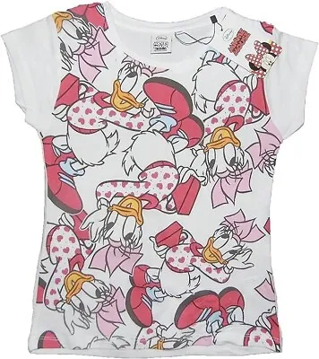 Girls Daisy Duck T Shirt Age 13-14 Years 100% Cotton • £2.95