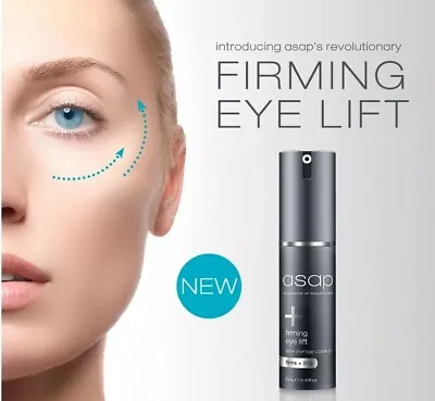 ASAP Firming Eye Lift Cream 15ml Peptides N AHA Firms & Lift Treat Dark Circles • $69.90