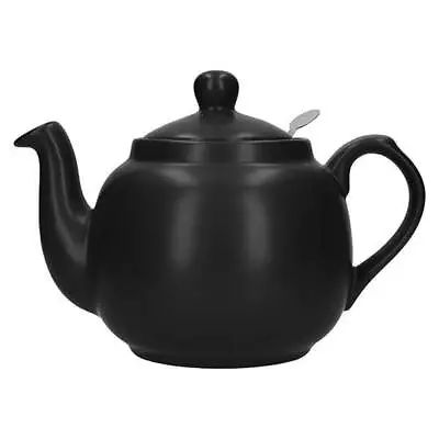 London Pottery Farmhouse Filter 4 Cup Teapot Matt Black • £32.95