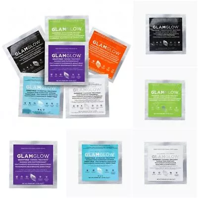 GlamGlow Sample Size Face Mask 5 Pack - CHEAPEST ON EBAY! • £5.99